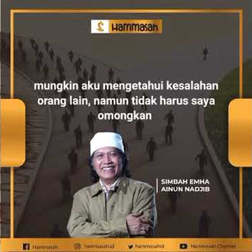 Status Wa Cak Nun - Benar Tanpa Menyalahkan