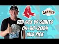 Boston Red Sox vs San Francisco Giants 4/30/24 MLB Pick &amp; Prediction | MLB Betting Tips