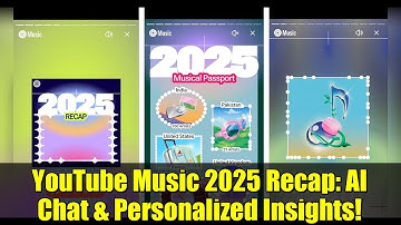 YouTube Music 2025 Recap: AI Chat & Personalized Insights!