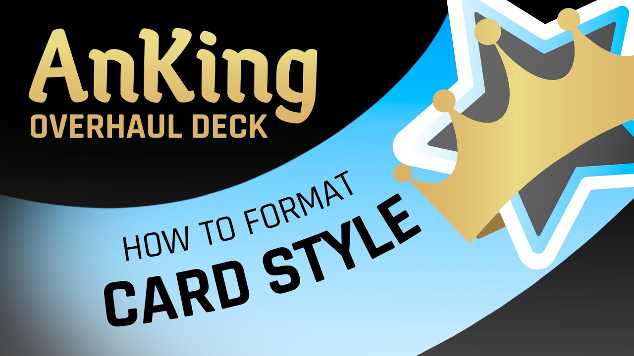 Anki: Customizing Card Styling (font, color, hints, etc)