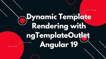 #20 🌟 Angular 19 Tutorial: Dynamic Template Rendering with ngTemplateOutlet 🚀