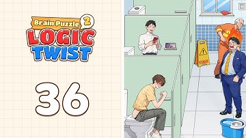 Brain Puzzle 2: Logic Twist Level 36 Toilet Break