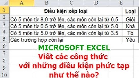 Excel: Tuyệt chiêu xử lý các công thức với những điều kiện phức tạp
