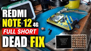 Redmi Note 12 4G Dead Repair | SC8551A IC Replacement | Short Circuit Troubleshooting