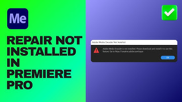 [Easy Guide] Repair Adobe Media Encoder Not Installed in Premiere Pro