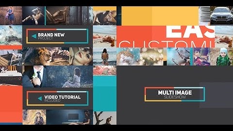 After Effects Template: Multi Image Slideshow