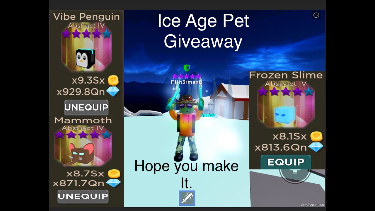 ICE AGE PET GIVEAWAY...BLADE THROWING SIMULATOR