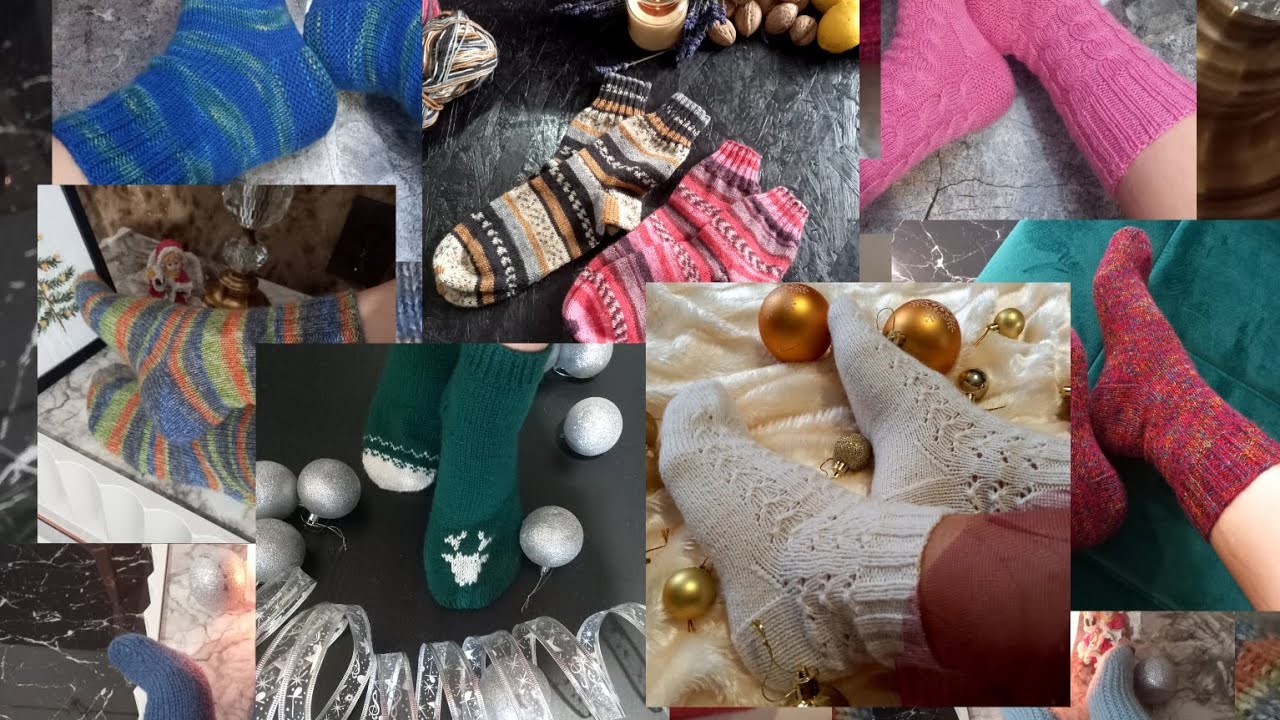 Colecția de ciorapi 2026:#4 Ciorapii care i-am tricotat de-a lungul anilor,ce a mai rămas în lădiță😄