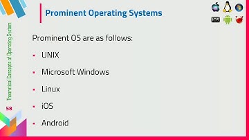 XI CA CH-4 prominent operating system
