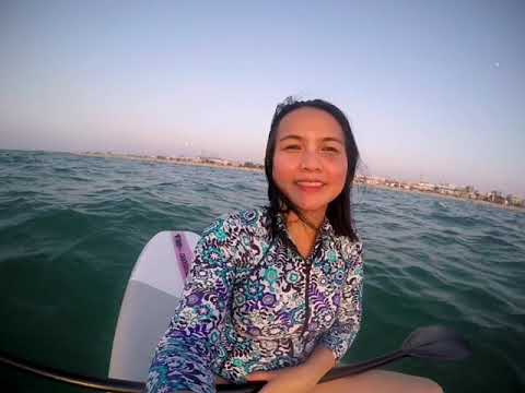 Paddle Boarding in Kite Beach Dubai