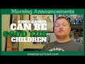 Morning Announcements 4 14 20