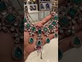 Royal Moissanite Polki Necklace Set In Victorian Finish For link comment - Pp / Link For more