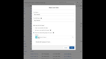 How to create a new listview for an object in your org?