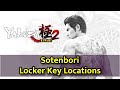 Yakuza Kiwami 2 - All Sotenbori Locker Key Locations