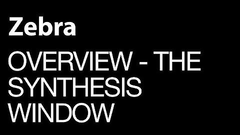 U-He Zebra - Basic Overview Series - The Synthesis Window - How To Tutorials