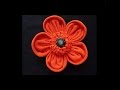 How to make fabric flower - quick and easy