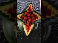 Amazing Star Watermelon Carving ⭐🍉 | Beautiful Fruit Carving Art #shorts