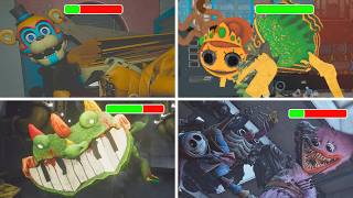 Poppy Playtime Chapter :1- 5 New Boss Final Dealth Scenes Whit Healt Bars (4K)