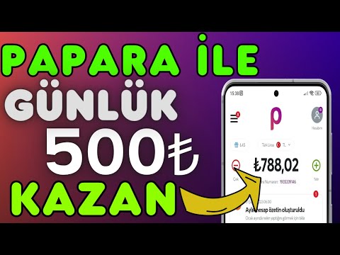 Papara İle Günlük 500₺ Kazan 🤑 Ödeme Kanıtlı 💰 İnternetten Para Kazanma 2023