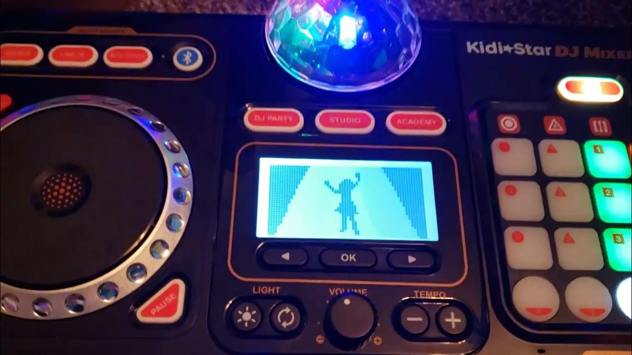 Vtech KidiStar DJ Mixer start - YouTube