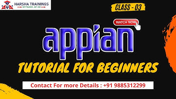Appian Class 03 | Process Models | Appian Tutorial for Beginners | New Batch | Harsha Trainings