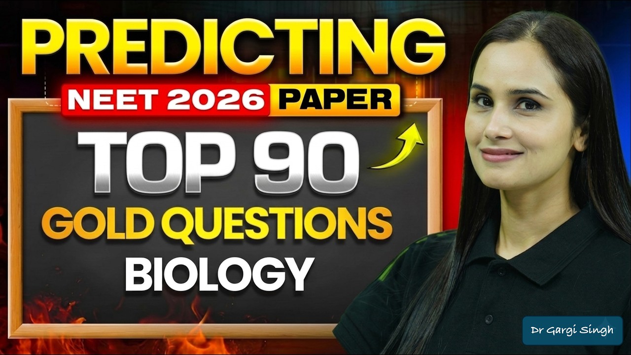 Top 90 Gold Questions | Most Expected NEET Biology Questions | NEET ...
