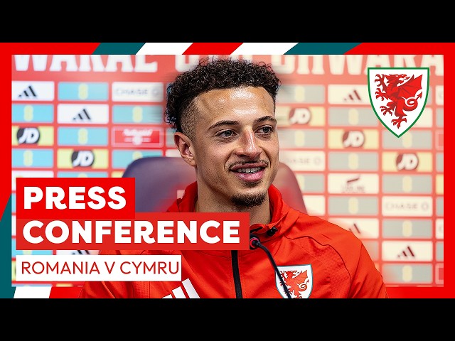 Press Conference 🎙️| Ethan Ampadu - Romania v Cymru