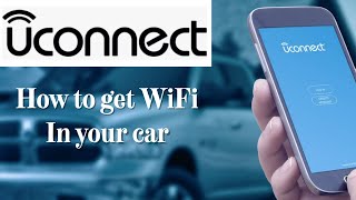 How to get WIFI hotspot in your vehicle using Uconnect / Easy instructions 2022
