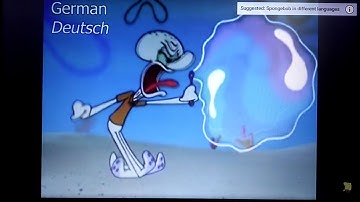 Spongebob Squarepants! - Squidward blows a bubble (MultiLanguages) 🌎