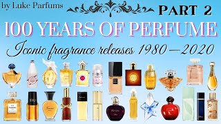 100 YEARS OF PERFUME | Iconic Fragrance Releases | Part 2 (1980–2020)