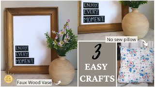 FUN & EASY Home Decor IDEAS 💖 DIY Faux Wood 💛 No Sew Pillow Farmhouse CRAFTS
3 Easy Home Decor Crafts | DIY Faux Wood | No Sew Pillow | Hop
Hi,
Thanks for coming by for these 3 easy home decor crafts. I tried out a DIY Faux wood painting technique. Ive made the no sew pillows before, but I had to show it again because they are so easy and I love them. I hope you enjoy!! Dont forget to hop on over to the next video.
💖👉Hop on over to the next video: https://www.youtube.com/watch?v=KI4ZjSBkZ7k&feature=youtu.be
Thank you Heidi for hosting this Friend Friday Hop. Check out her channel here: https://www.youtube.com/channel/UC-qRjOBSP-h8ooxwQOmndtA
**MY FAVORITES**
Antique Candle Co. http://www.antiquecandleco.com/?afmc=46
Liquid Stitch: https://amzn.to/2UWxTEA
Legacy Home Decor: https://store.shoplegacydecor.com/?ref=d4u262joeqh COUPON CODE: SUNSHINE15 That is good for 15% off your first order.
**FOR MORE INSPIRATION CHECK OUT MY OTHER PLAYLISTS**
DIY PLAYLIST: https://www.youtube.com/playlist?list=PL33avS_ZHFvP_yE_Qja-H6dlmNpCMIdeg
21 Trash to Treasure projects
https://www.youtube.com/watch?v=Jg_H6GhQ4jk&t=2583s
My Favorite 10 Farmhouse DIYS:
https://www.youtube.com/watch?v=Zrqm_shcXWc&t=1344s
Top 10 Farmhouse DIYs:
https://www.youtube.com/watch?v=E_jLuUQjGIU&t=744s
WINTER DIY PLAYLIST: https://www.youtube.com/watch?v=k56w-ZGHmJo&list=PL33avS_ZHFvObs8oUVTsE8YFiXB3q1UHO
RENOVATION PLAYLIST: https://www.youtube.com/playlist?list=PL33avS_ZHFvM9ype3kPnOuuzEXvZoHLUL
TRASH TO TREASURE PLAYLIST: https://www.youtube.com/playlist?list=PL33avS_ZHFvNdT6lMkT4pMxvi4oVr9-mI
Let’s stay connected:
FOR BUSINESS OR COLLABORATION INQUIRIES, PLEASE E-MAIL ME AT:
Casef80@gmail.com
My Lifestyle Channel –
Life Love & Endless Laundry: https://www.youtube.com/channel/UCofJxUEWDB4a5ZVotnfkO4Q
**Favorite Tool**
My favorite Glue Guns: https://amzn.to/2WjEZ64
https://amzn.to/31ToXkH
Cordless screwdriver: https://amzn.to/2rs2Vc4
Drill: https://amzn.to/2Wlljia
Belt Sander: https://amzn.to/2WlUmuN
Similar Jigsaw: https://amzn.to/365T1wG
Chalk Paint Brush: https://amzn.to/2WmylMz
Chalk Paint Brush Set: https://amzn.to/2Wkbbq9
Pink Tool Kit: https://amzn.to/31ULptN
Disclaimer:
All of the footage, designs and photos are my own & may only be used with my permission.
If available I will always give credit when I find inspiration online or from other crafters.
*Some links are affiliate links.
#diy #easy #Homedecorcrafts #easycrafts #diyfauxwood #paintingglass #Nosewpillow #Hop #friendfriday FUN & EASY Home Decor IDEAS 💖 DIY Faux Wood 💛 No Sew Pillow Farmhouse CRAFTS