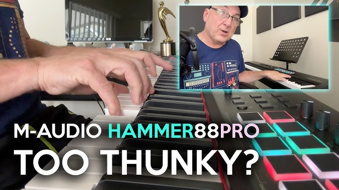 Contrôleur MIDI USB avec 88 touches M-Audio Hammer 88