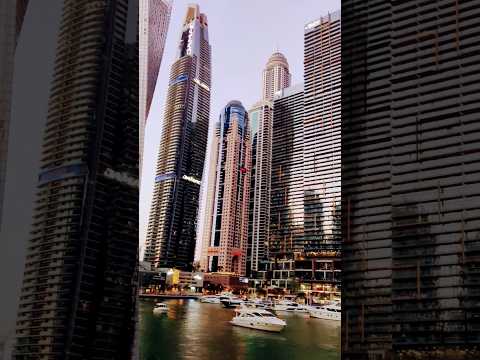 Dubai Marina Sunset Cruise 🇦🇪 #dubai #travel …