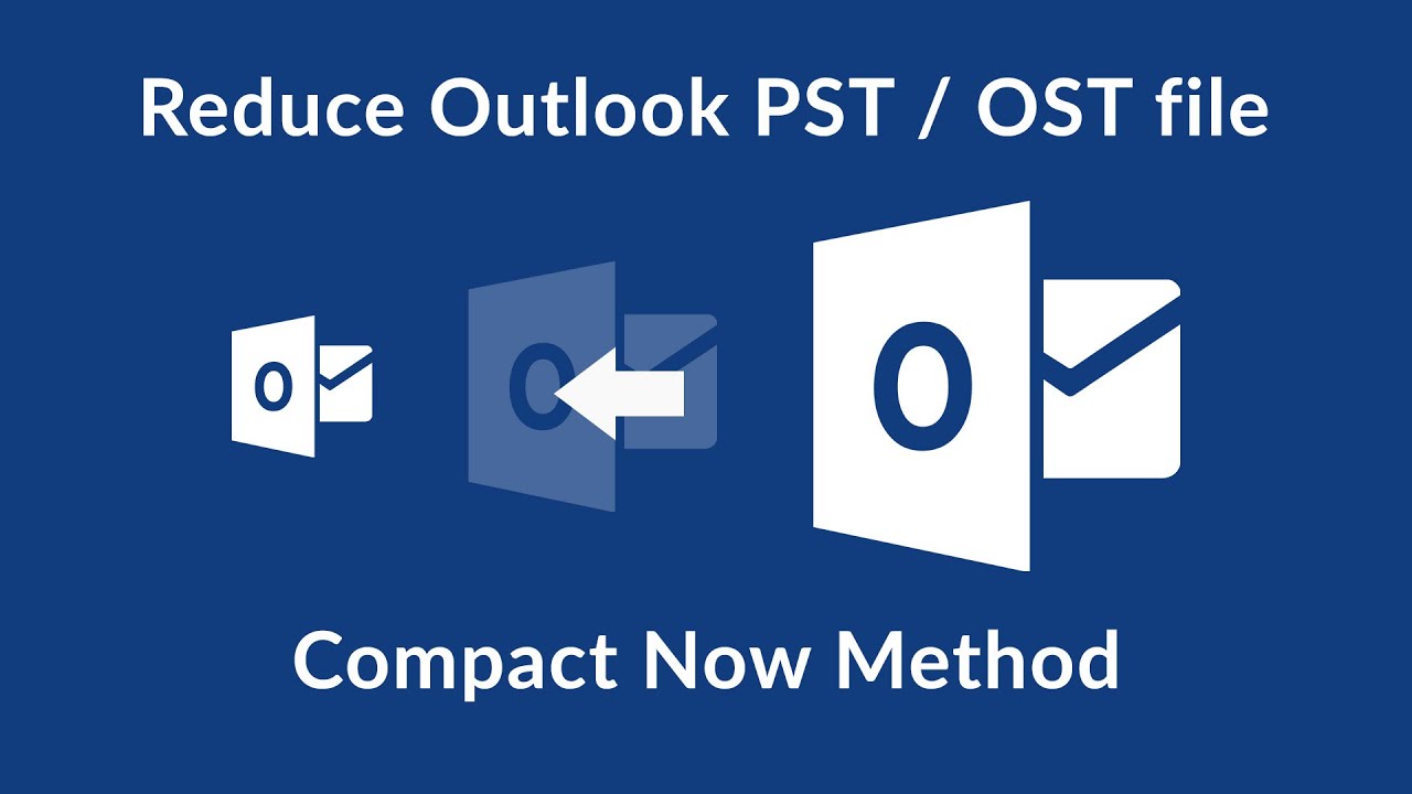 How to Reduce Outlook PST / OST file in Outlook 2016, 2013 to Free Up