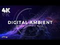4K Ambient Particle background with Music zone out and relax