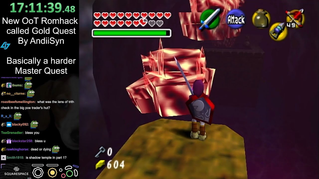 Ocarina of Time - Gold Quest : r/romhacking