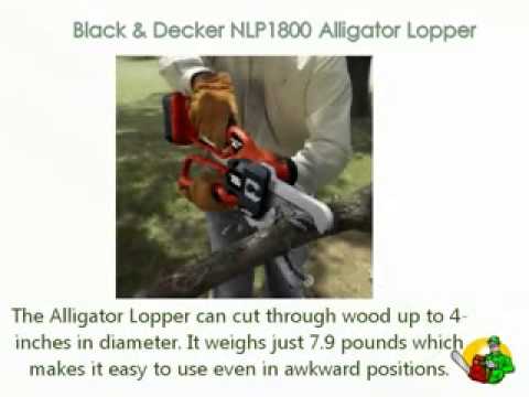 Black & Decker NLP1800 Alligator Lopper Cordless Chain Saw