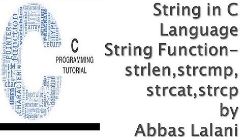 String In C Programming | Character Array in C | All Strings in C Language | In English