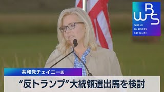 “反トランプ”大統領選出馬を検討　共和党チェイニー氏【WBS】（2022年8月18日）