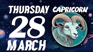 😖DANGER!🔴SOMEONE SERIOUS IS PLANNING❌ CAPRICORN ♑❤ HOROSCOPE FOR TODAY MARCH 28, 2024