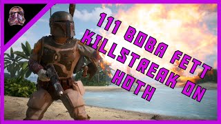 Star Wars Battlefront II 111 Boba Fett Killstreak (Hoth - Galactic Assault)