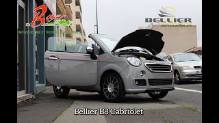 BELIER B8 CABRIOLET - La nouvelle voiture sans permis décapotable - Boyer Motoculture