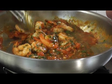 Video: Gamberetti Con Olio All'aglio