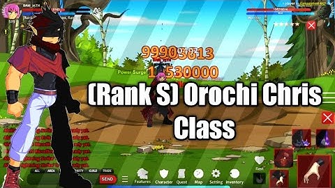 Aqw Private Server - Redhero (Rank S Orochi Chris with 55% dmg boost items)