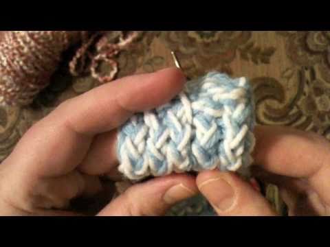 How to loom knit a Scarf Step by Step for Beginners. VERY Detailed