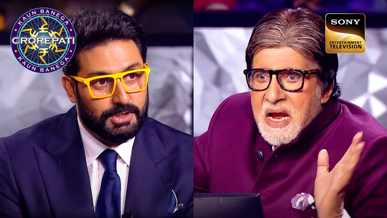 Celebrity Special | Big B ने Abhishek के सामने की Drunk Host का Act | Kaun Banega Crorepati S15