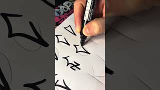 Alfabet tag parte 1 #graffiti #tutorial