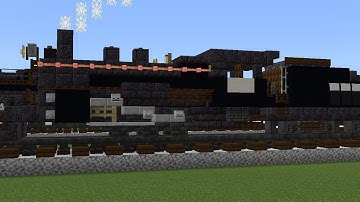 Minecraft New York Central Steam Locomotive Time Lapse
