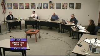 Select Board Meeting 8/2/21