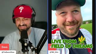 LIVE from MLB Field of Dreams Game - Phillies vs Twins Dyersville Iowa The Red Corner
